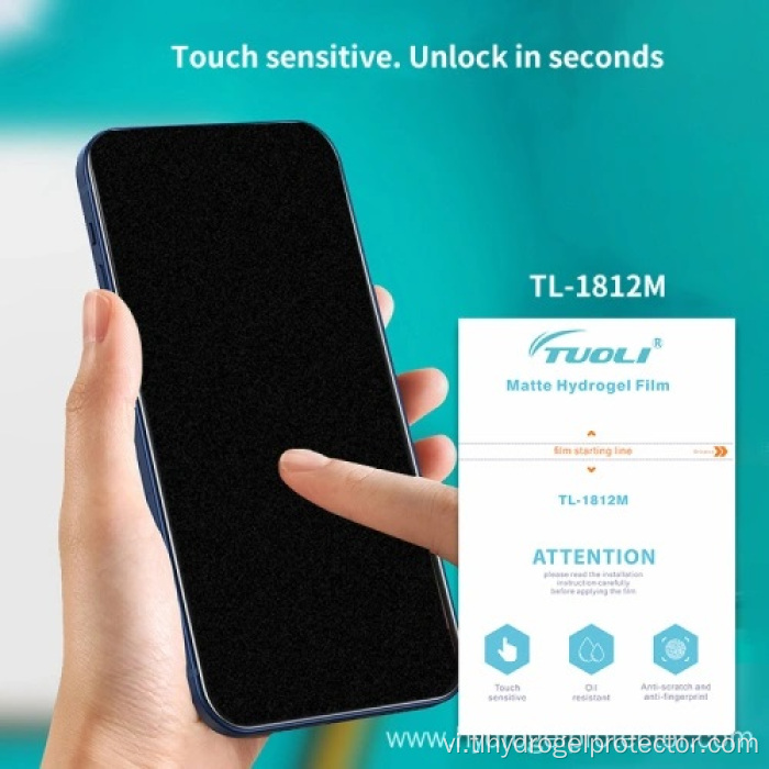 Phim bảo vệ màn hình hydrogel mờ cho điện thoại